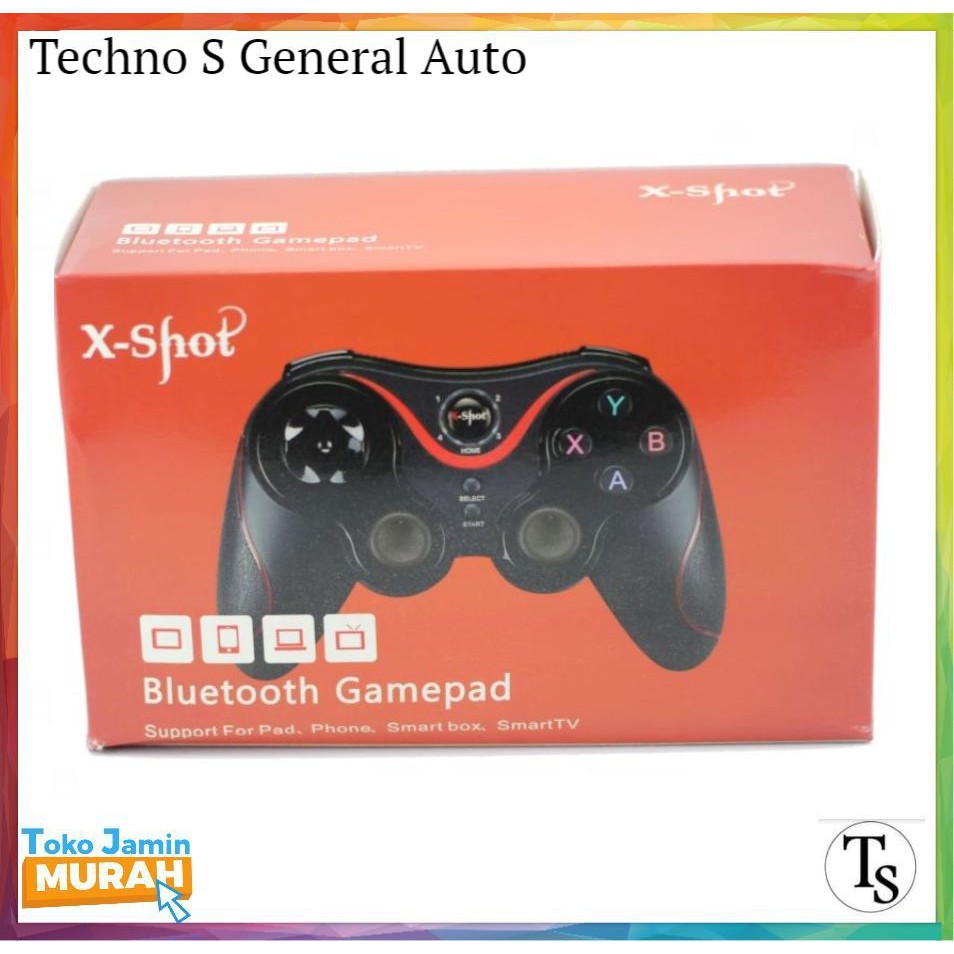 Stick Bluetooth Gamepad X shot - Stik Gamepad Android Bluetooth X-shot