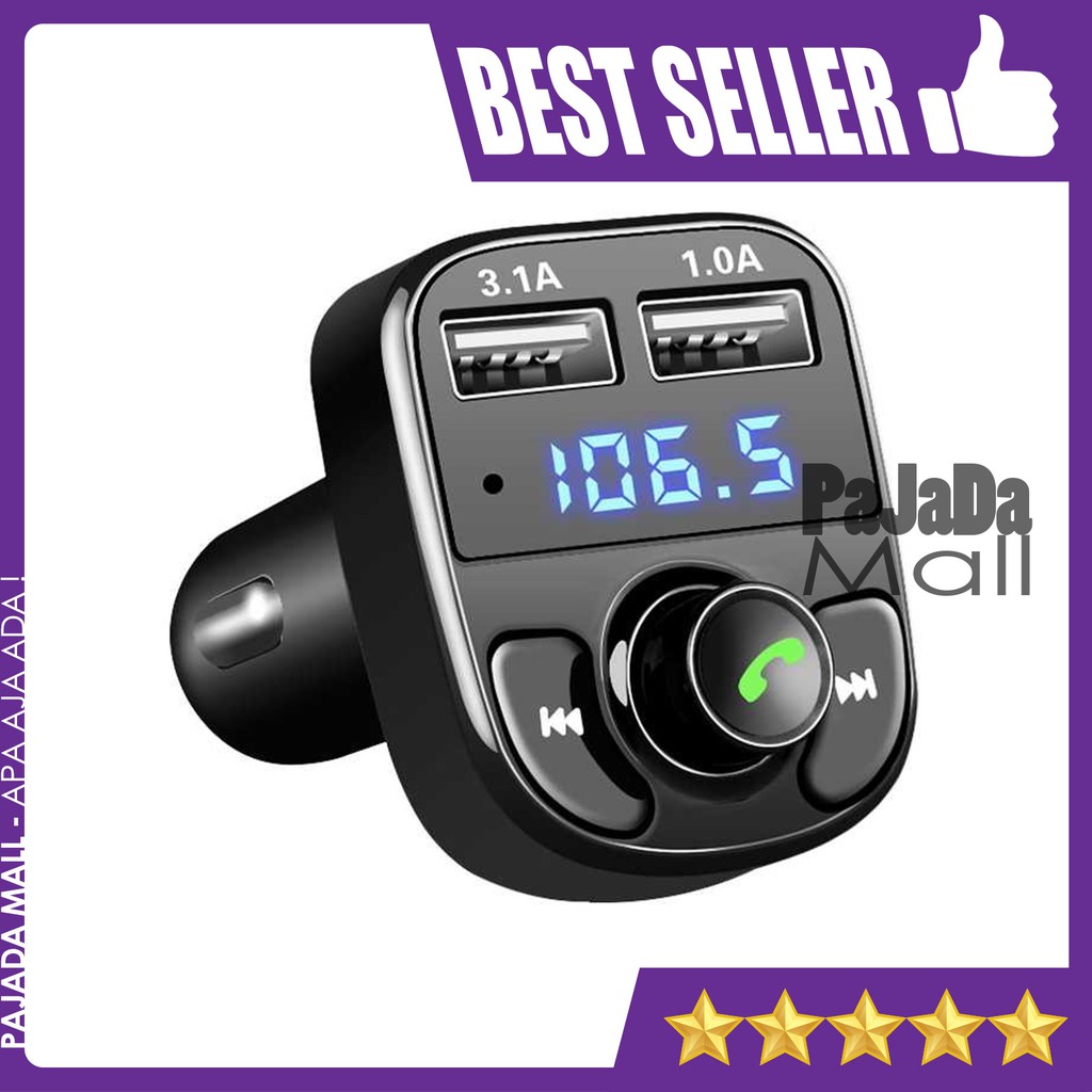 Bluetooth Audio Transmitter dengan USB Car Charger