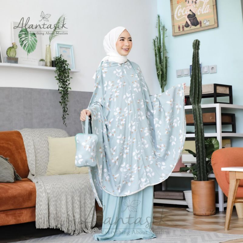 MUKENA BALI MUKENA DEWASA 2in1 RAYON MOTIF 2 in 1 R.12