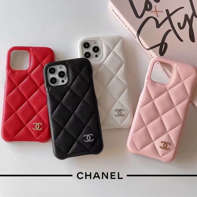 Iphone 14 Pro Max 14 Plus 14 Pro 14 13 Pro Max 13Pro 12 12Pro Classic Chan*el Case Leather