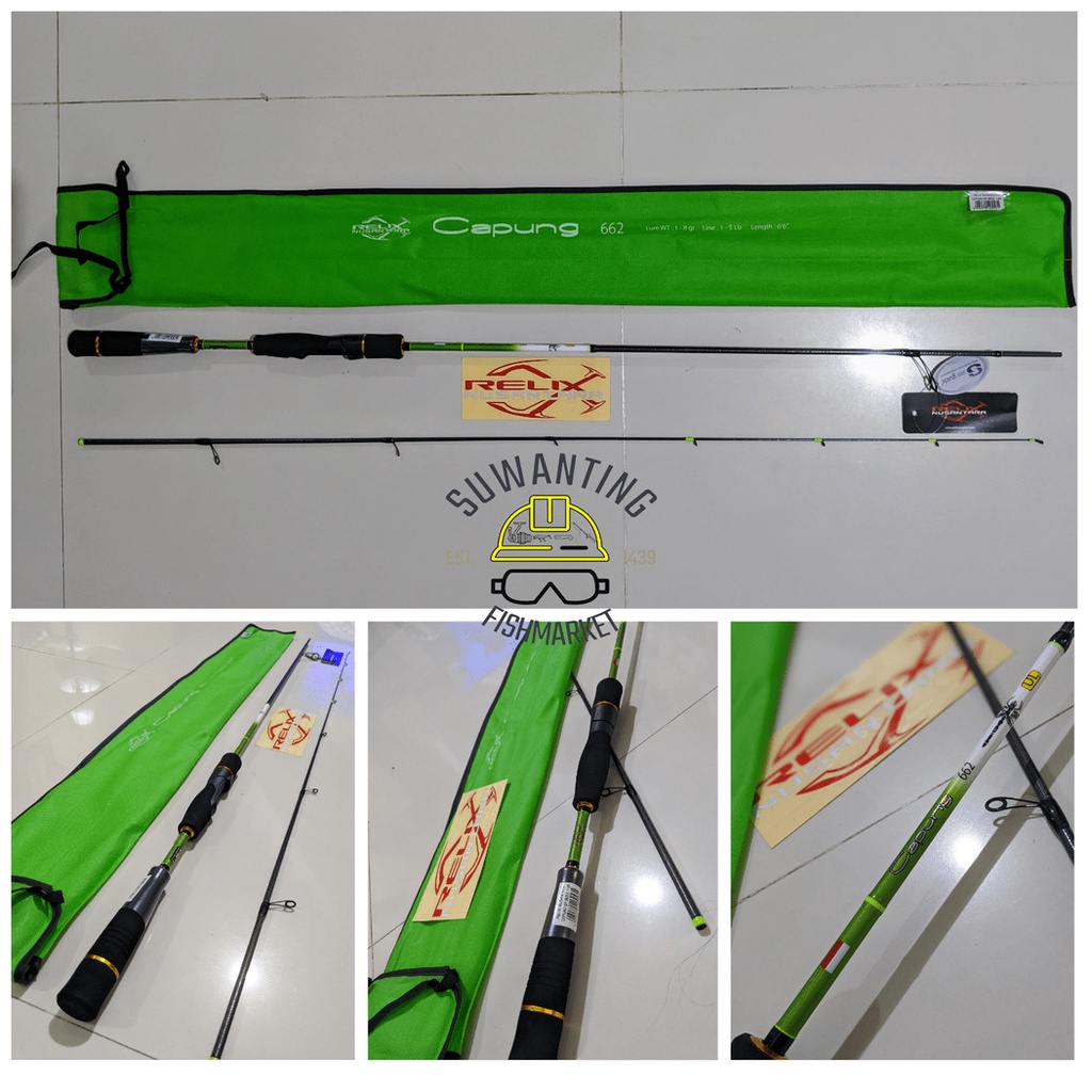 JORAN ROD PANCING ULTRALIGHT UL RELIX NUSANTARA CAPUNG 622 662 702 732 762 ~ SUWANTING ~