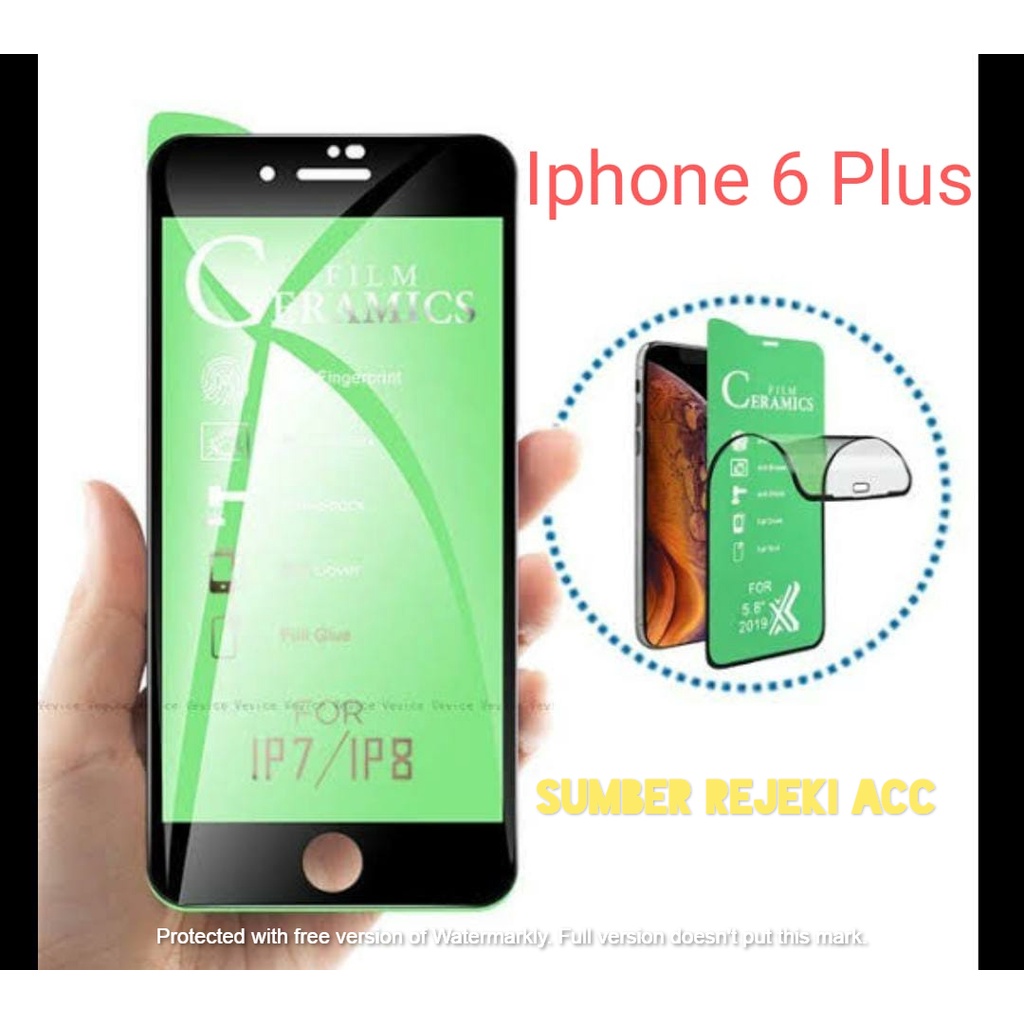Tempered Glass Ceramics Film ANTI FINGERPRINT Iphone 6 Plus Iphone 6+
