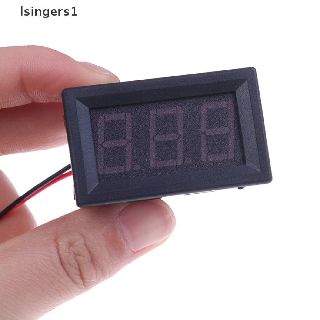 (lsingers1) Voltmeter digital AC 70-500V display LED 2 Kabel