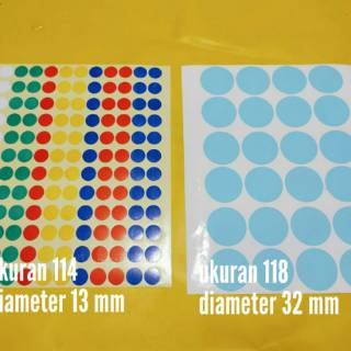 Jumbo Dot Sticker Art Craft  Supply Mainan Edukasi  