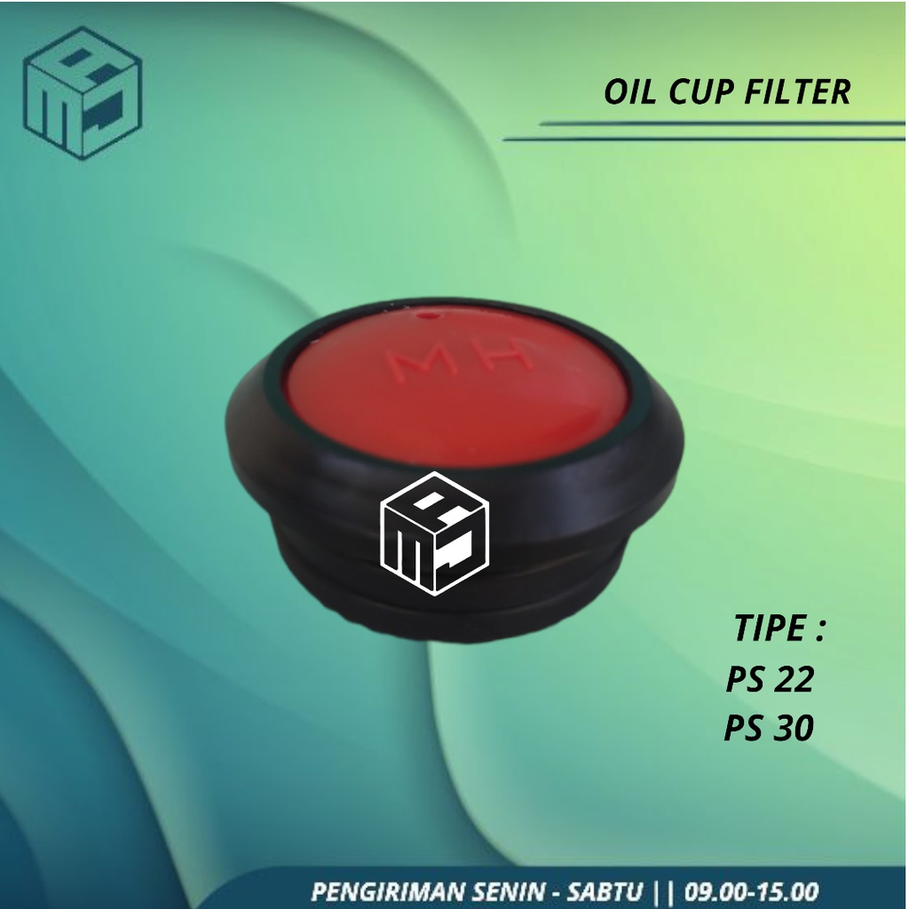 Oil Cup Filter Tutup Oli Tutup tuang oli merah hitam - Oil Filter Cup Sanchin SCN22/SCN30