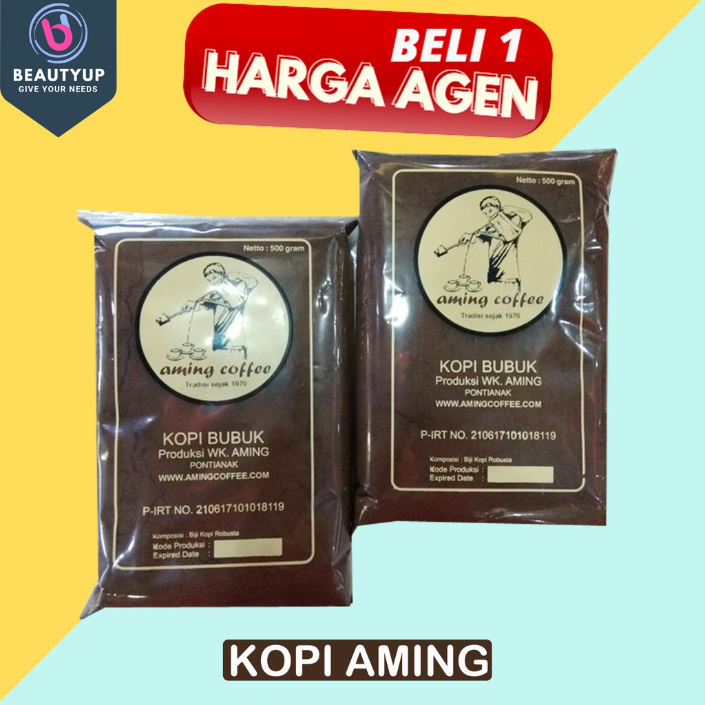 

[COD] Kopi Aming 200g Rasa Black Coffe Bubuk Kopi Pahit Khas Pontianak