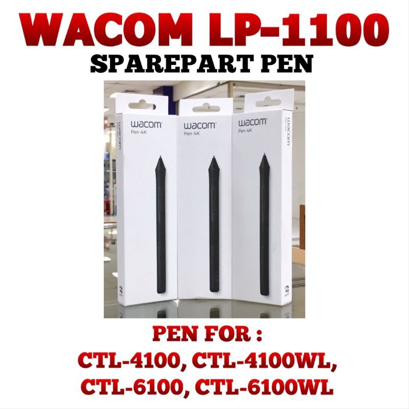 WACOM LP-1100 sparepart pen for CTL-4100 /CTL-4100WL / CTL-6100 / CTL-6100WL ORIGINAL