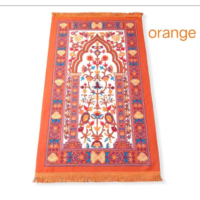 BISA CODSajadah Muka Suede Kepala Mini Kecil Turki Bahan Halus Lembut anak pcs - kipas PROMO Kode 52-Orens