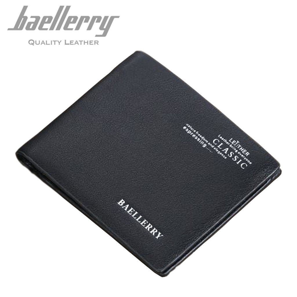 BAELLERRY D1836 Dompet Pria Bahan Kulit PU Leather Premium WATCHKITE WKOS