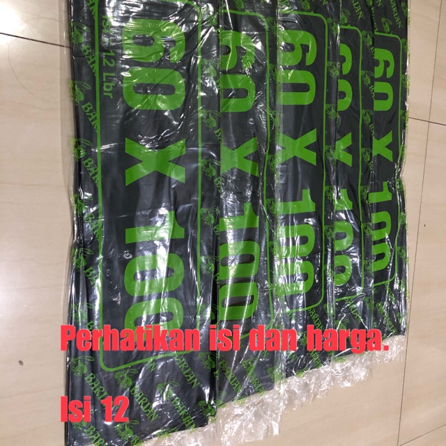 Kantong plastik sampah 60x100