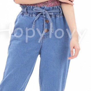 Koleksi Terbaru  HOPYLOVY Celana  Boyfriend Jeans  Wanita  