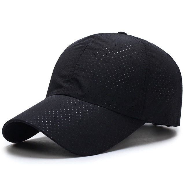 Topi Baseball Snapback Polkadot - MZ237 - Black