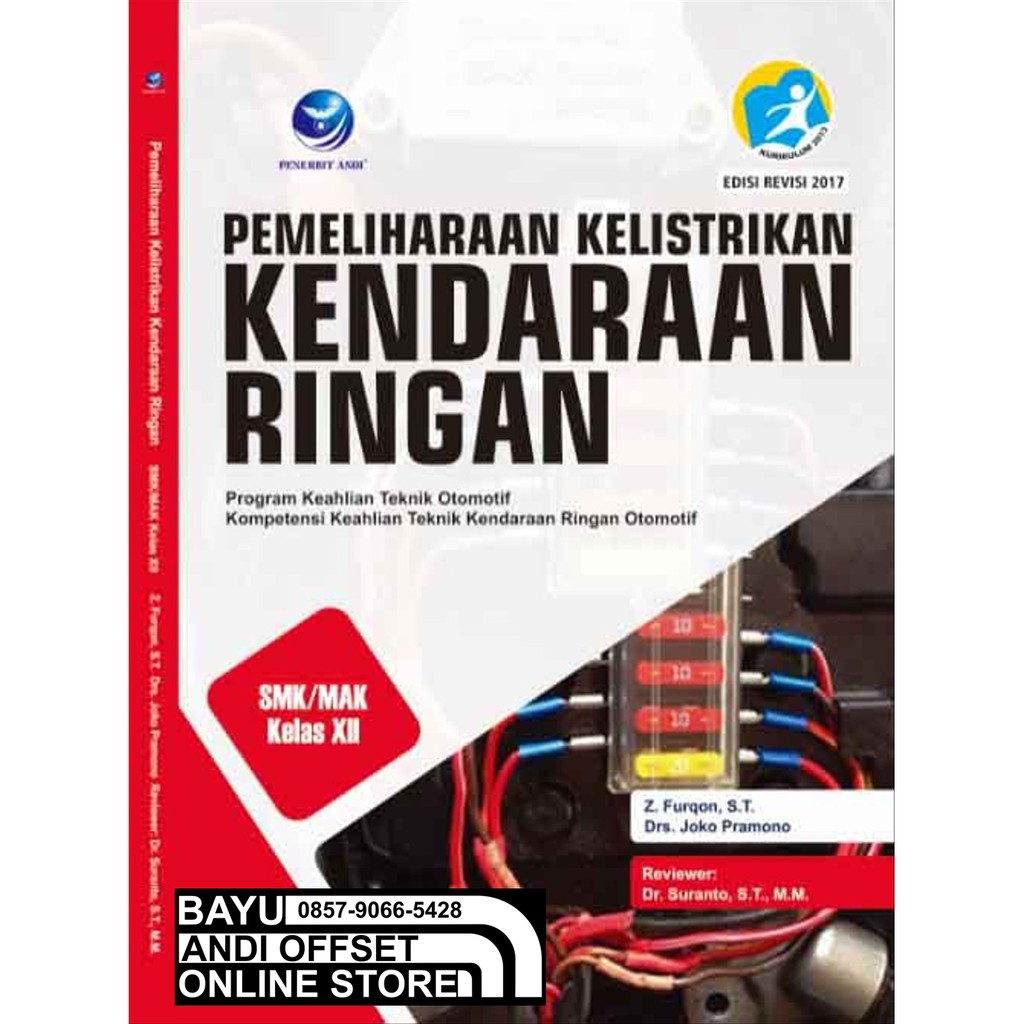 Jual Buku Baru Original - Pemeliharaan Kelistrikan Kendaraan Ringan ...