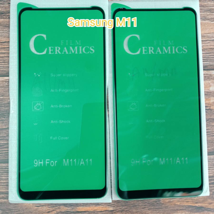Anti Gores Ceramic Full Samsung M11 A71 A10 J7 Pro A12
