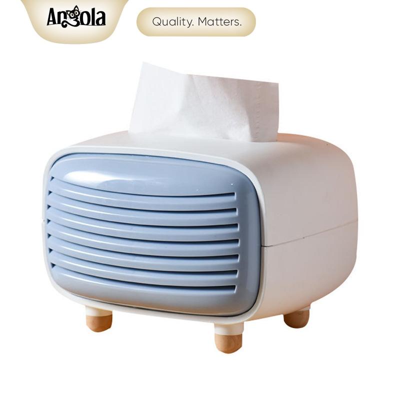 ANGOLA TISSUE BOX ORGANIZER D49 TEMPAT WADAH TISU KOTAK TISSUE TERLARISS...,,,,,