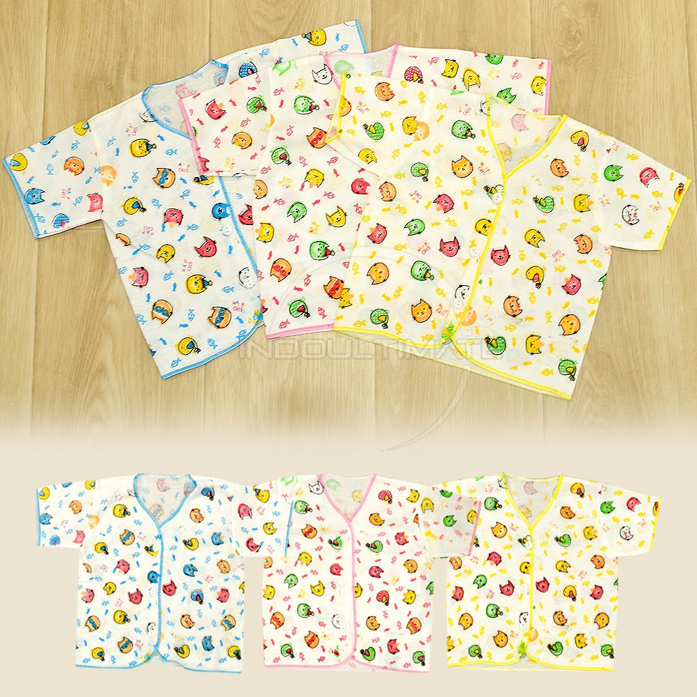 Baju Bayi Harian Kaos Bayi Motif Baju Lengan Pendek Bayi Kaos Bayi Lengan Pendek BCS-6322