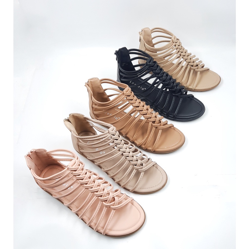 Laviola Shoes - Sandal Gladiator Wanita - 3001 TGK