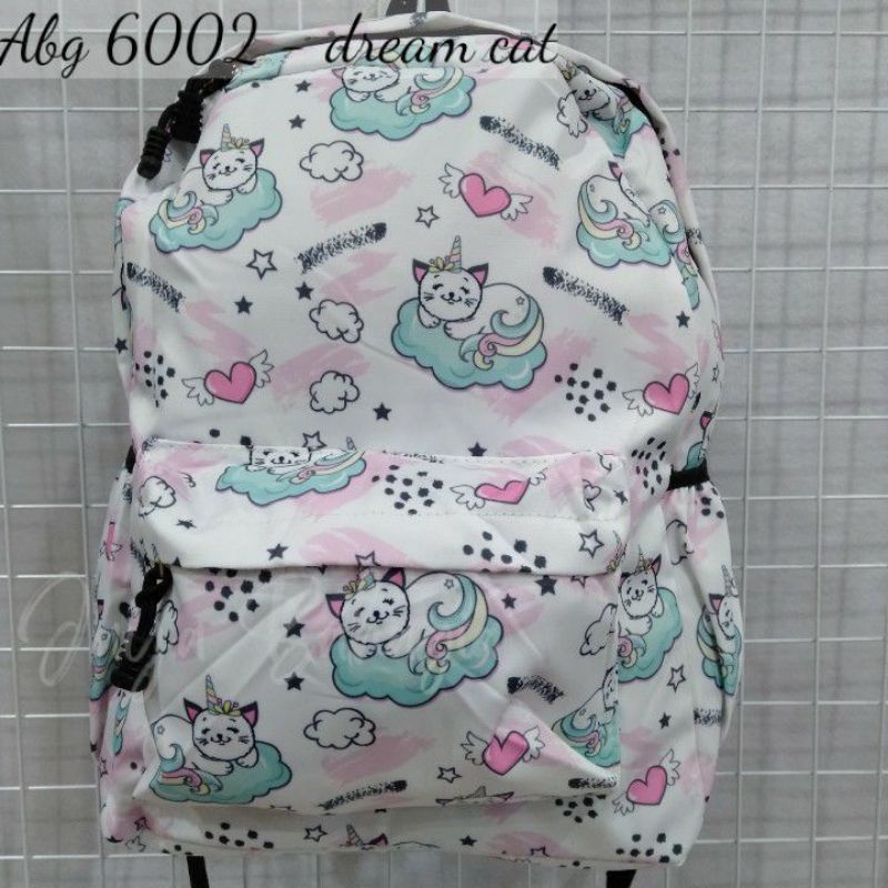 Ransel Wanita Import Ringan Colourfull Tas Sekolah Anak Remaja Perempuan Uk Besar