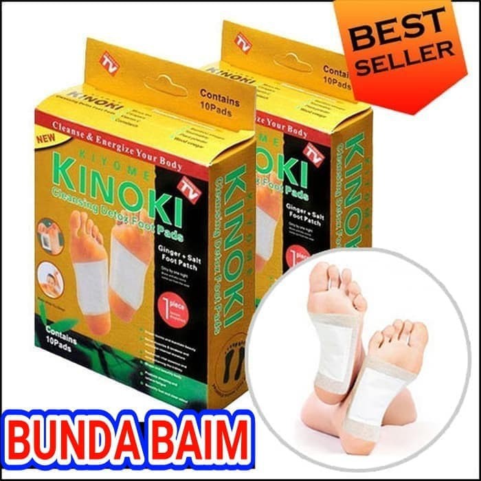 KINOKI GOLD DETOK FOOT PADS CW82 / KOYO KAKI KINOKI HERBAL ALAMI SB