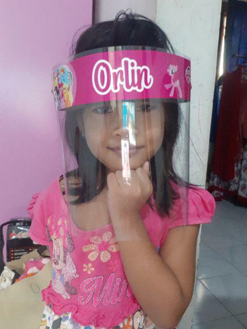 Face Shield Anak Custom Karakter