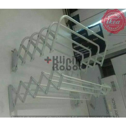 Jemuran Baju Dinding Lipat Gantungan 1Pc Ace Stora Bahan Baja Mizoneshop2