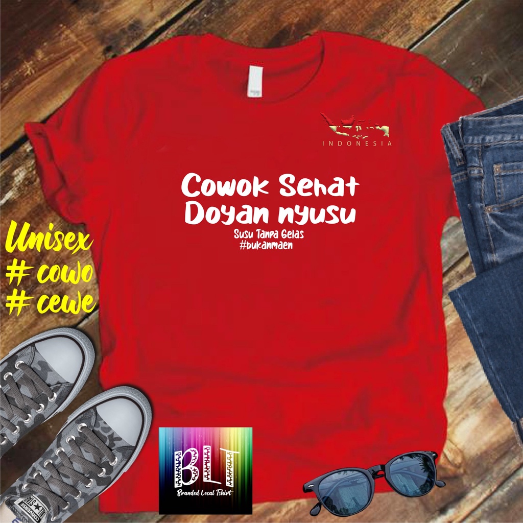 Terviral Kaos Peta Cowok Sehat Doyan Nyusu /KAOS EKSPRESI/KAOS Hooh Tenan  HITS/KAOS BANDUNG/KAOS MURAH/KAOS DISTRO