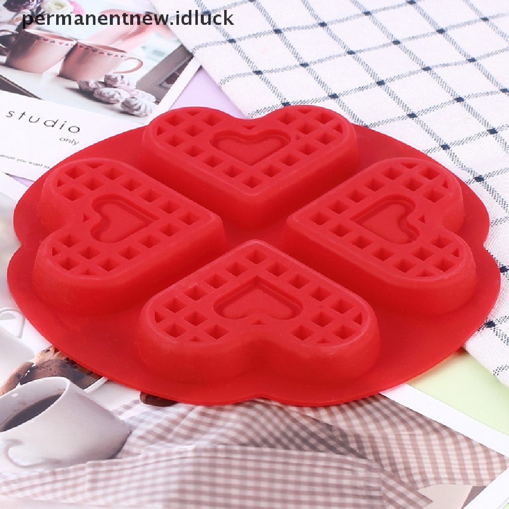 Cetakan Pembuat Waffle Kue Bahan Silikon Untuk Dapur