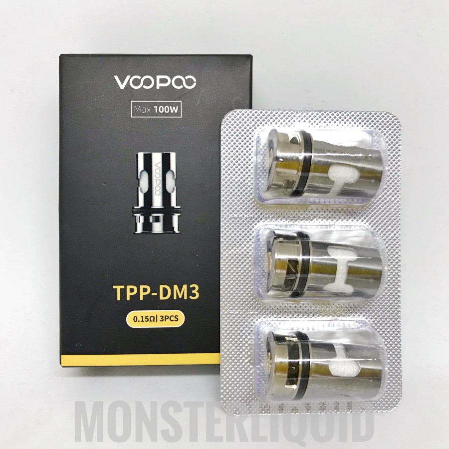 COIL VOOPOO TPP DM3 0.15 OHM AUTHENTIC BY VOOPOO ISI 3 PCS