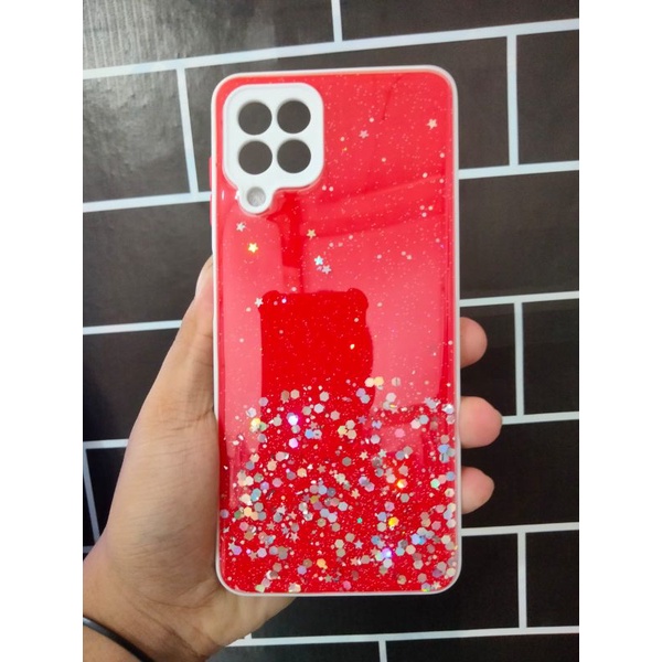 Case Samsung M12/A12 Gliter Mewah Original