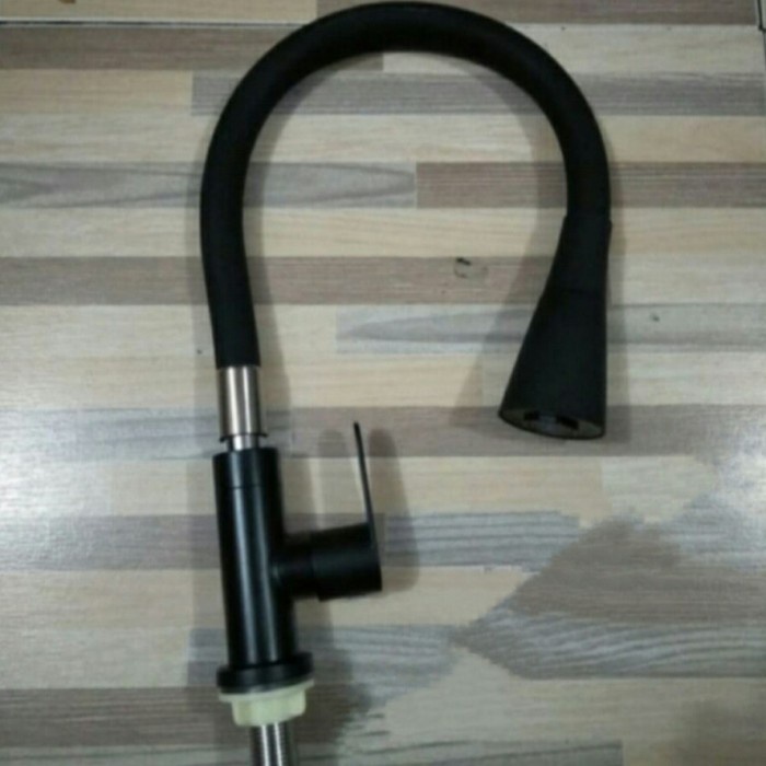 Kran Sink Tanam Black. Kran Sink Fleksibel Meja Hitam model Toto