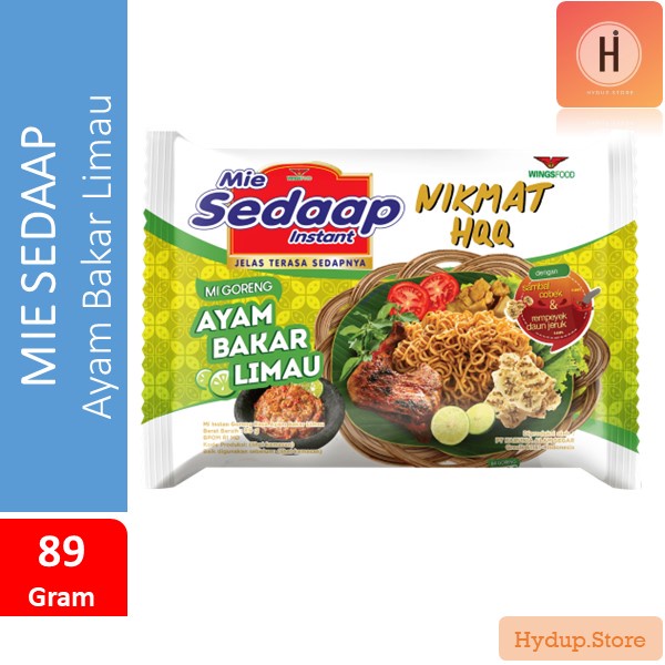 Mie Sedaap | Mi Sedap instan Goreng Ayam Bakar Limau 89 Gram