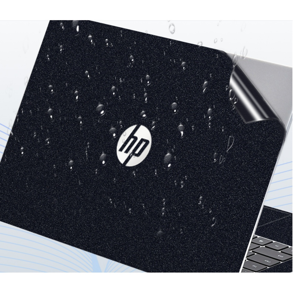 Stiker Laptop HP Matte silver Hitam Samping Kulit14 ''15.6'' 13 ''Inch Case HP Pavilion x360 13-u ProBook 445R G6 445 G6 ProBook 440 G6 440 G9 film Pelindung