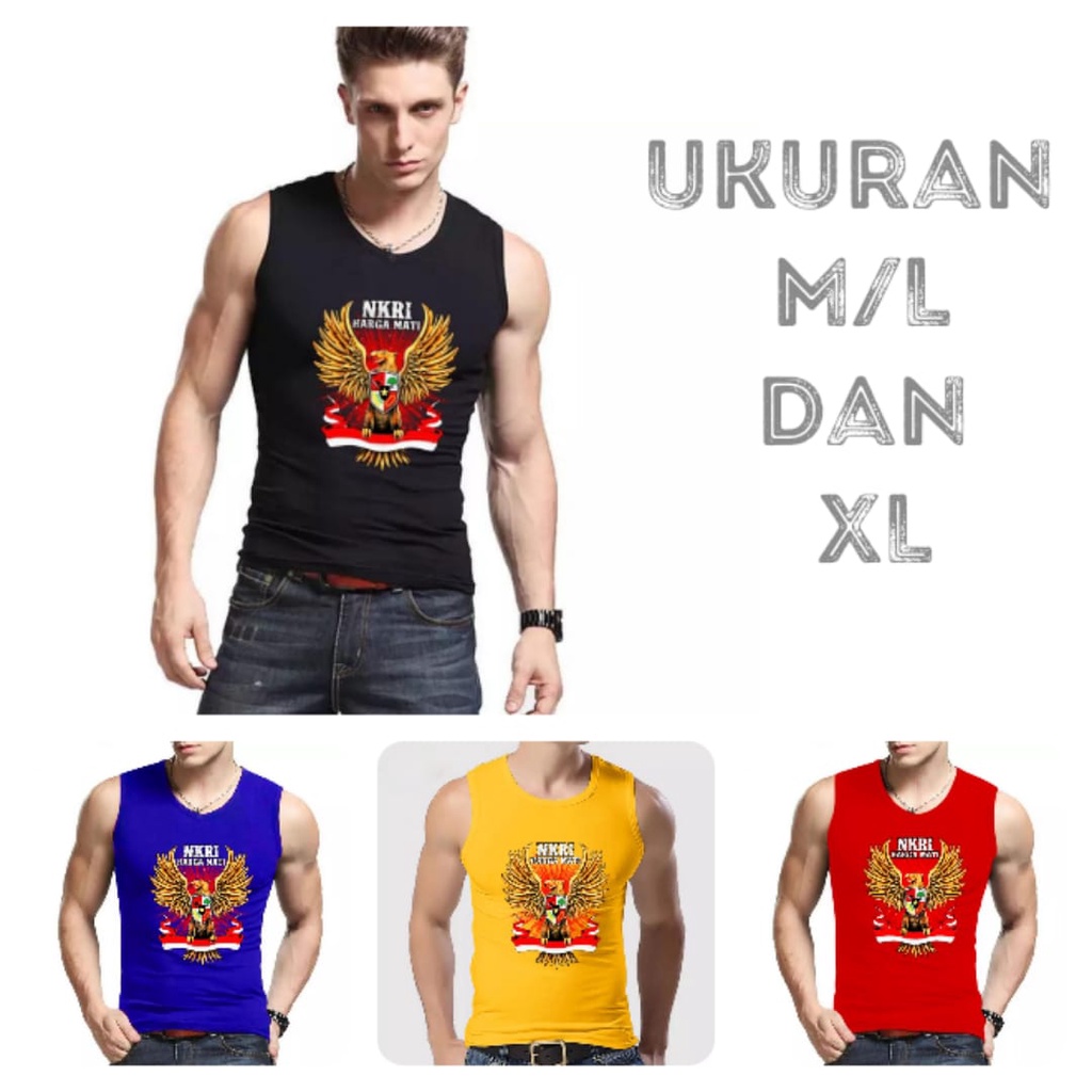 BISA COD / singlet NKRI / kaos dalam dewasa / kaos dalam termurah / singlet model  -mukzhop