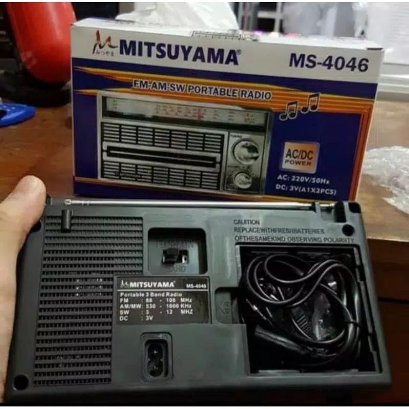 Radio Jadul International FM/AM/SW Mitsuyama MS-4046 Original