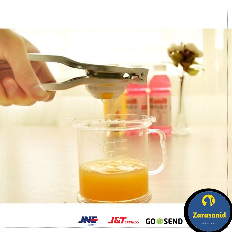 Alat Peras Jeruk Stainless Steel Extractor Squeezer Lemon Juicer Hemat Praktis
