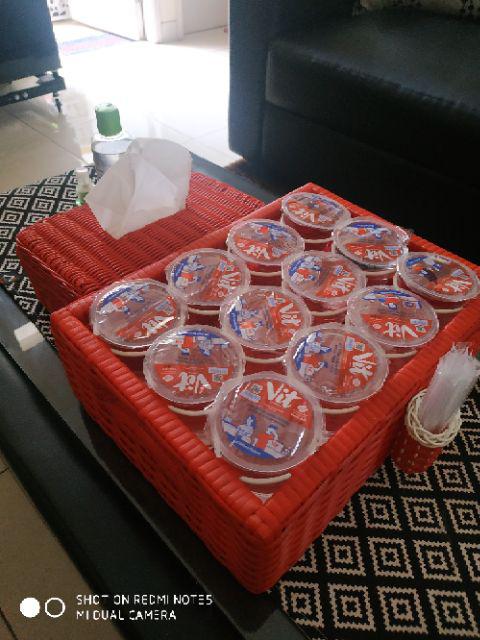 Promo Set Keranjang Air Mineral Isi 8 Dan Tempat Tissue