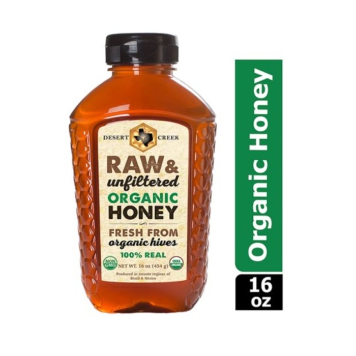 

Desert Creek Organic Raw Honey 16Oz