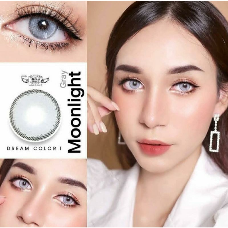 SOFTLENS MOONLIGHT BROWN Gray NORMAL MINUS S.D -6.00