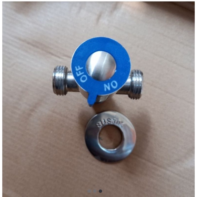 Stop kran cabang stainless sus 304 / stop kran stainless / asli 304