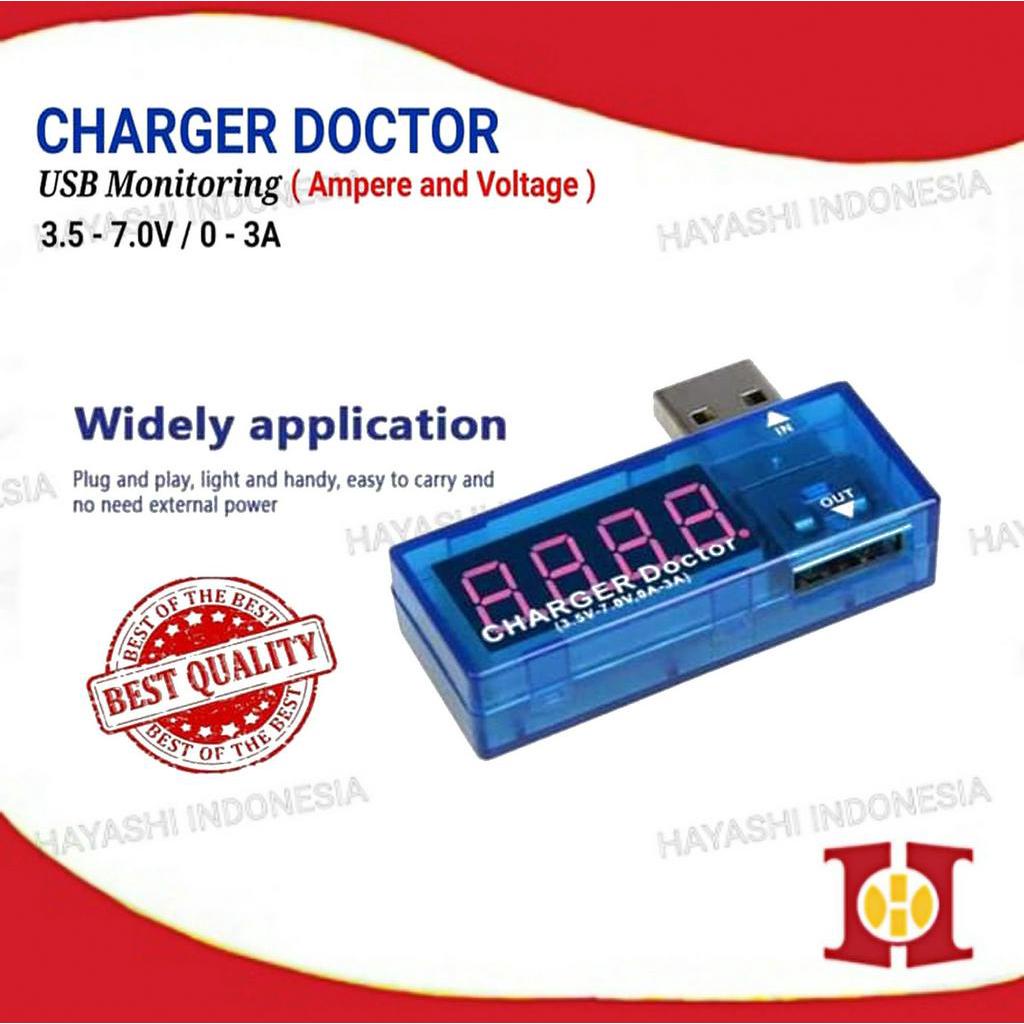 USB Charger Doctor Pengukur Amper Voltmeter Tester