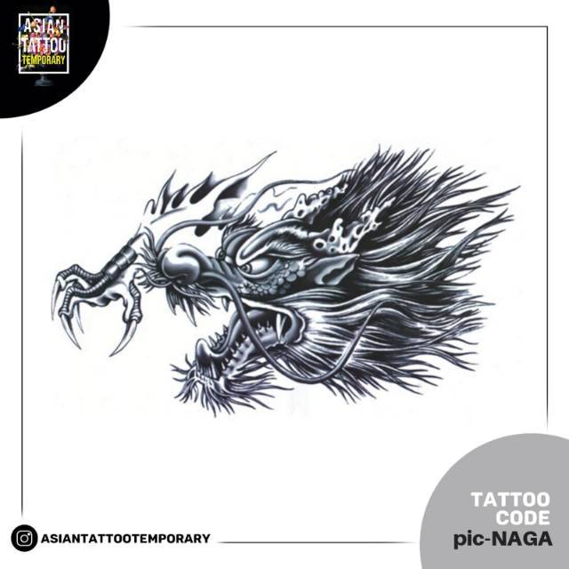 tatto temporary Tatto untuk dada/tato kulit /tato tubuh ukuran 14x19cm
