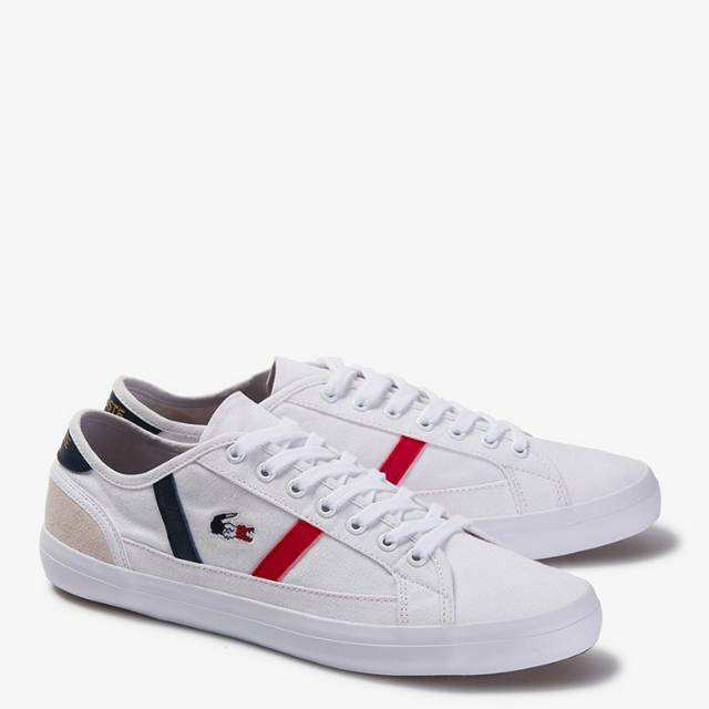 lacoste sideline tricolor sneaker