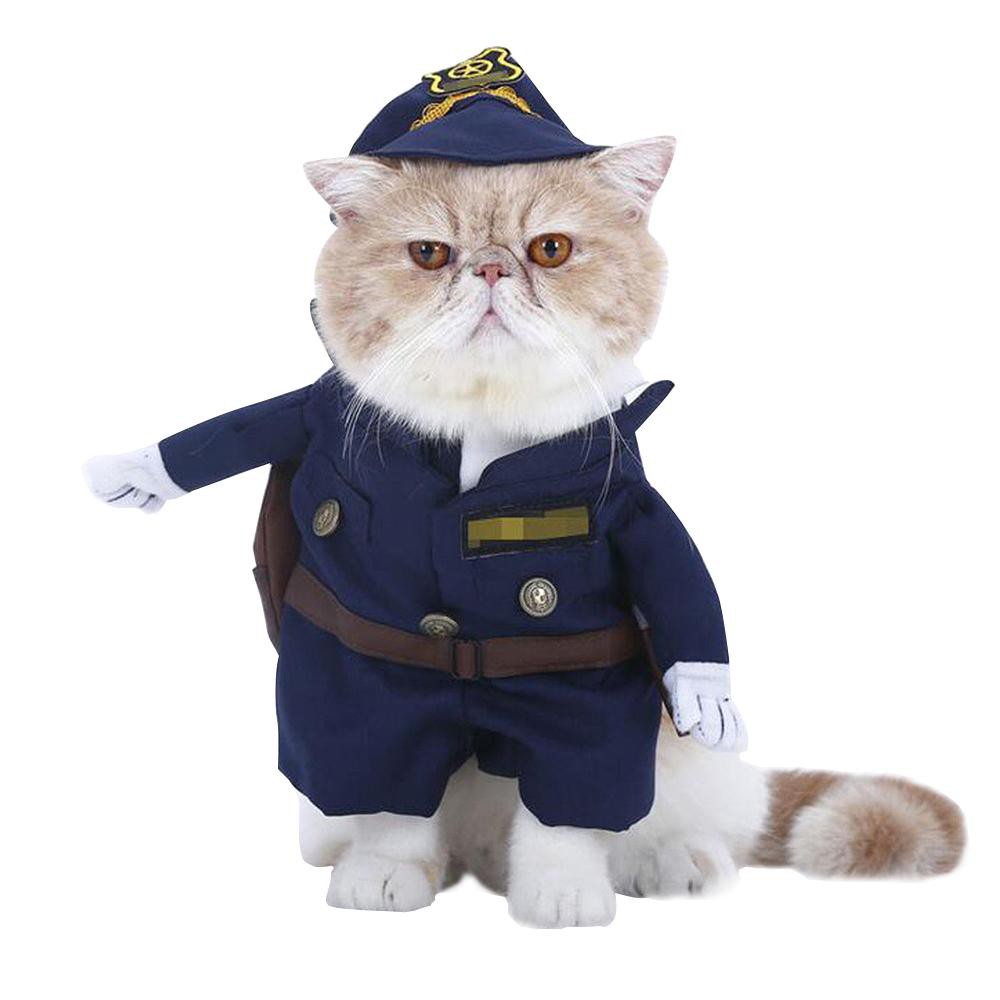 Kostum Kucing Polisi Lucu Unik Baju Kucing Anjing Kostum Polisi
