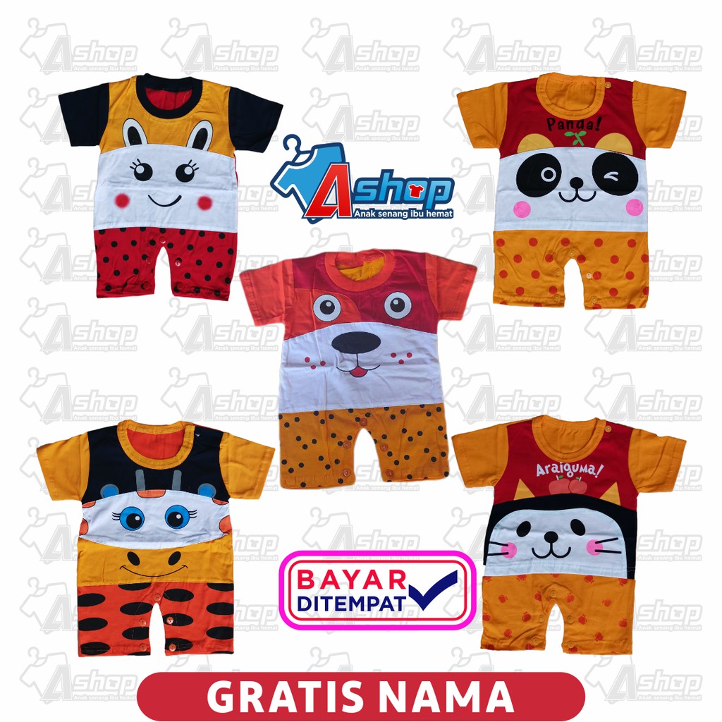 Jumper Bayi Motif Hewan 3 Pics Random