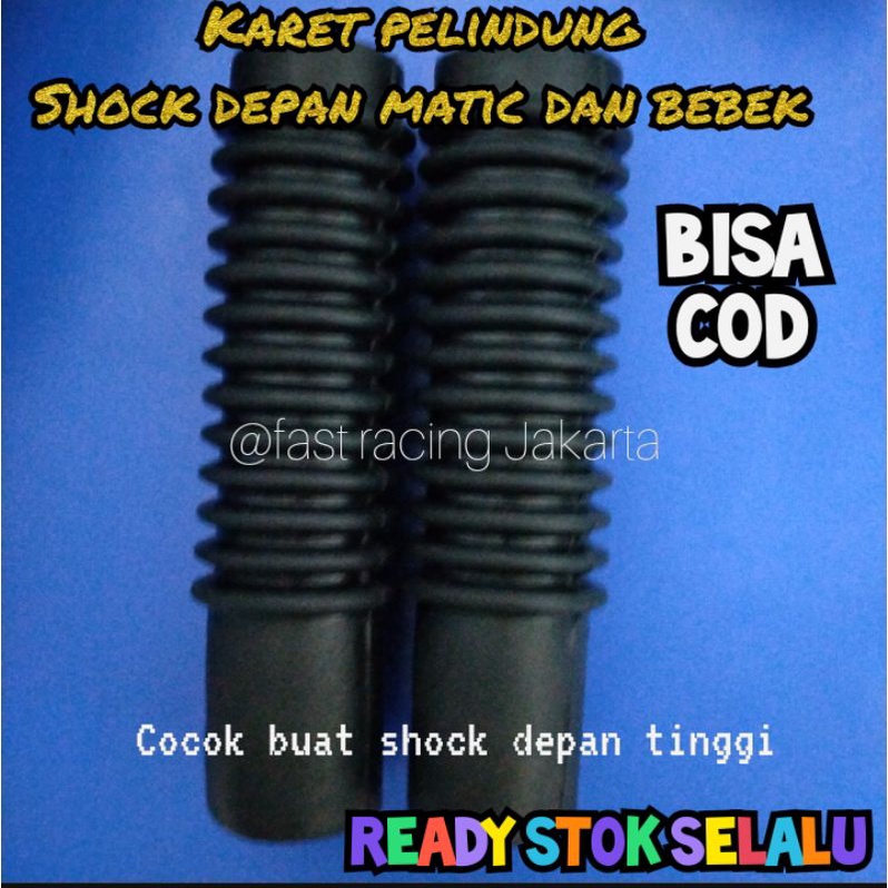 Karet Shock Depan Universal Semua Motor - Cover Shock Depan  Motor Beat Vario dll