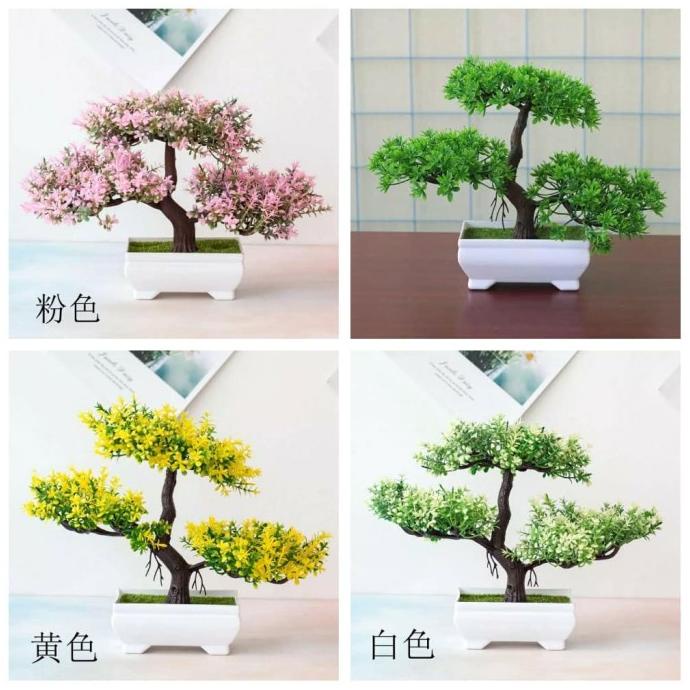 Big Sale ornamen tanaman hias bonsai beringin / pohon plastik artificial Big Sale