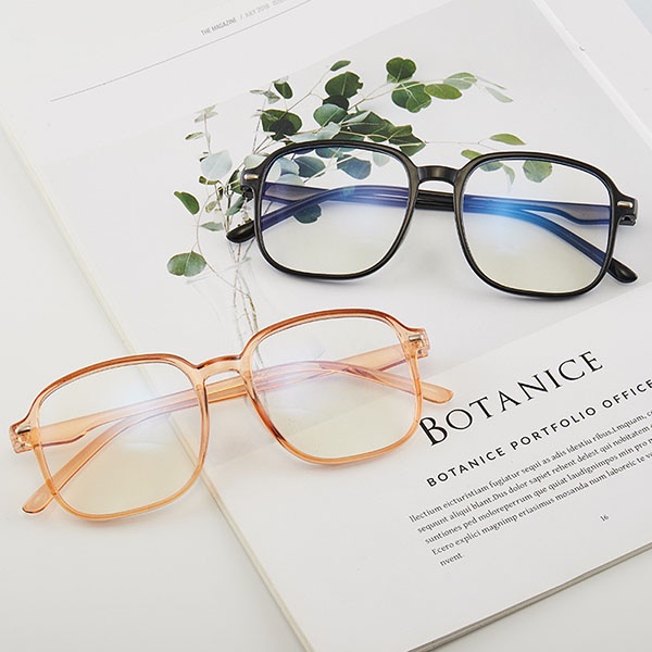 Kacamata Fashion Anti Radiasi Lensa Transparan / Kacamata Petak Kotak Unisex Korea Fashion / Sunglasses Lensa Transparan Import / TS-44