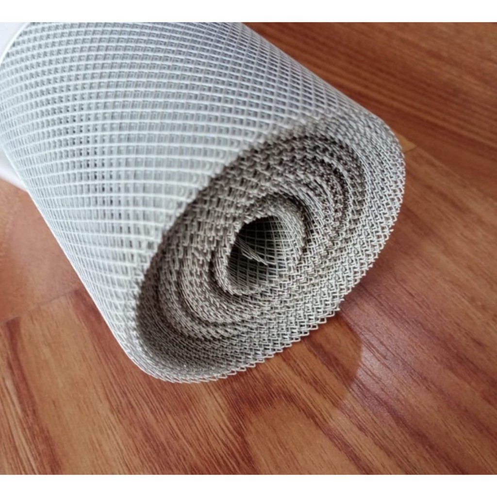 Ram Kawat Mesh Parabola Baja Galvanis Nyamuk 2mm Rol 13 Mtr Lebar 90cm