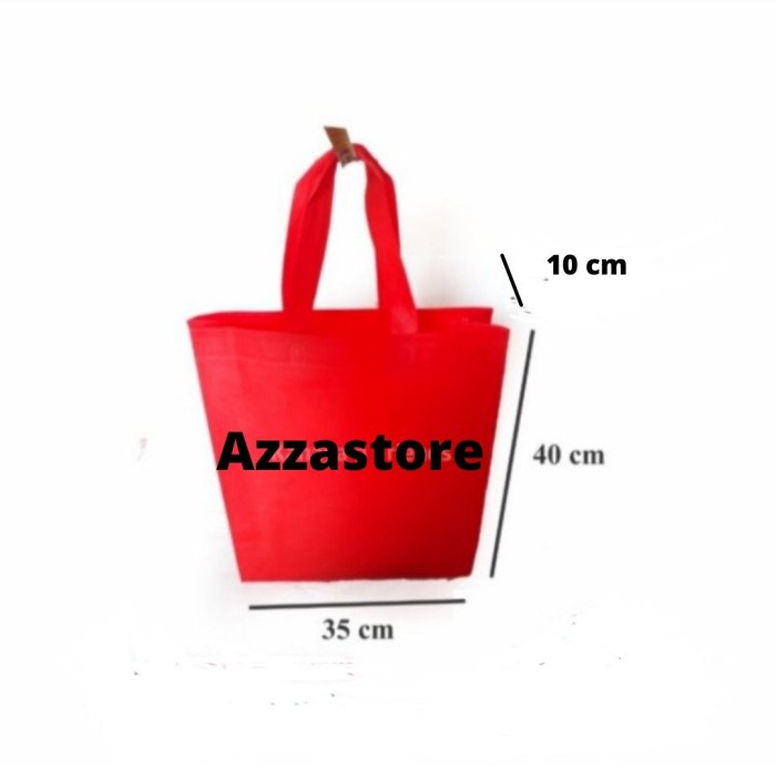 

✨ BISA COD ✨ Tas spunbond polos 35 x40 + harga per lusin