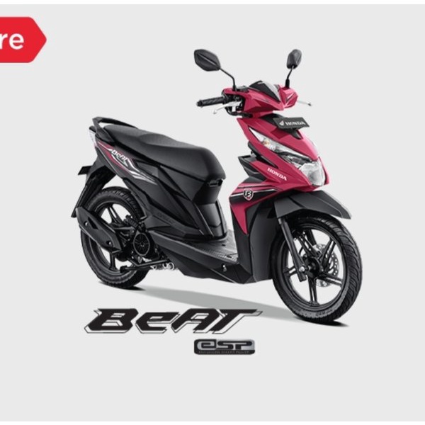 Striping Lis Stiker Honda Beat Fi Cbs Iss 2018 2019 Pink Magenta Original